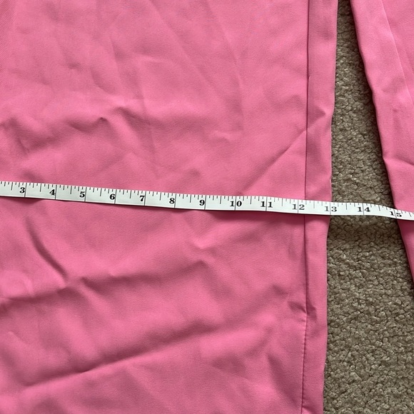 “Boohoo- Tall Woven Tailored Culottes (PINK) size 6” - Picture 5 of 10